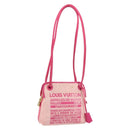 LOUIS VUITTON Cruise Line Rider Shoulder Bag Pink M92809 LV Auth 149507-1