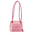 LOUIS VUITTON Cruise Line Rider Shoulder Bag Pink M92809 LV Auth 149507-13