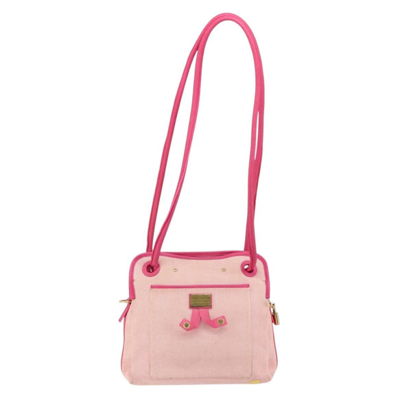 LOUIS VUITTON Cruise Line Rider Shoulder Bag Pink M92809 LV Auth 149507