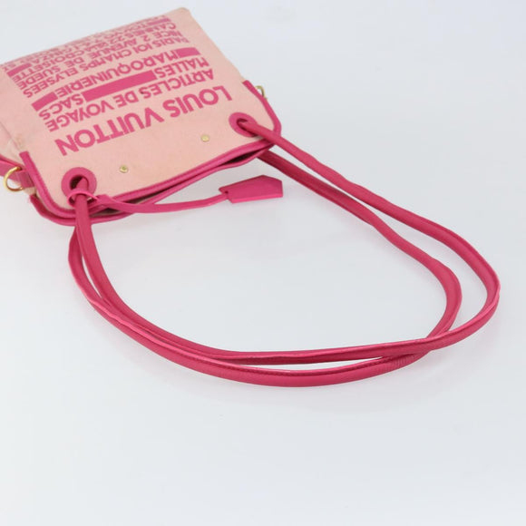 LOUIS VUITTON Cruise Line Rider Shoulder Bag Pink M92809 LV Auth 149507