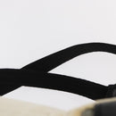 CHANEL Sports Line COCO Mark Backpack Nylon Leather White Silver CC Auth 149508-10