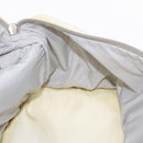 CHANEL Sports Line COCO Mark Backpack Nylon Leather White Silver CC Auth 149508-21