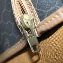 Christian Dior Honeycomb Canvas Boston Bag PVC Black Brown Auth 149510-21