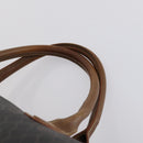 Christian Dior Honeycomb Canvas Boston Bag PVC Black Brown Auth 149510-8