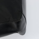 PRADA Tote Bag Nylon Black Silver Auth 149512-16