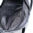 PRADA Tote Bag Nylon Black Silver Auth 149512-24