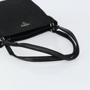 PRADA Tote Bag Nylon Black Silver Auth 149512-7