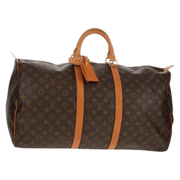 LOUIS VUITTON Monogram Keepall 55 Boston Bag M41424 LV Auth 149515AV