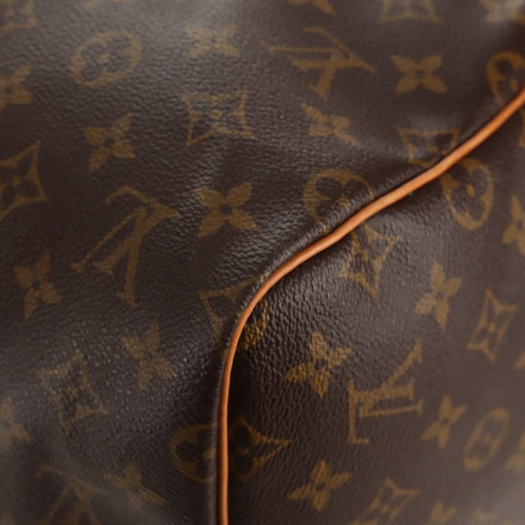 LOUIS VUITTON Monogram Keepall 55 Boston Bag M41424 LV Auth 149515AV