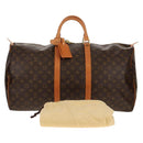 LOUIS VUITTON Monogram Keepall 55 Boston Bag M41424 LV Auth 149515AV-12