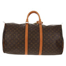LOUIS VUITTON Monogram Keepall 55 Boston Bag M41424 LV Auth 149515AV-2