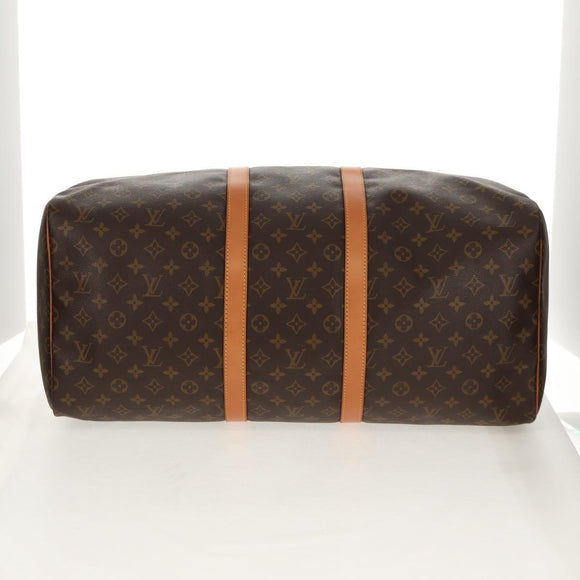 LOUIS VUITTON Monogram Keepall 55 Boston Bag M41424 LV Auth 149515AV