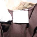 GUCCI GG Canvas Sherry Line Tote Bag Beige Pink Light blue 189669 Auth 149516-18