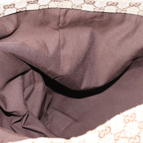 GUCCI GG Canvas Sherry Line Tote Bag Beige Pink Light blue 189669 Auth 149516