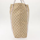 GUCCI GG Canvas Sherry Line Tote Bag Beige Pink Light blue 189669 Auth 149516-3