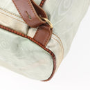 LOEWE Backpack Coated Canvas Gold Silver Auth 149520-10