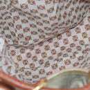 LOEWE Backpack Coated Canvas Gold Silver Auth 149520-12