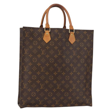 LOUIS VUITTON Monogram Sac Plat Hand Bag M51140 LV Auth 149524