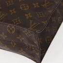 LOUIS VUITTON Monogram Sac Plat Hand Bag M51140 LV Auth 149524-14