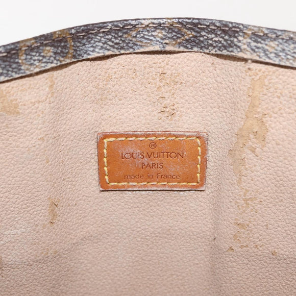 LOUIS VUITTON Monogram Sac Plat Hand Bag M51140 LV Auth 149524