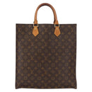 LOUIS VUITTON Monogram Sac Plat Hand Bag M51140 LV Auth 149524-13