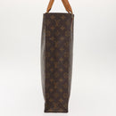 LOUIS VUITTON Monogram Sac Plat Hand Bag M51140 LV Auth 149524-3