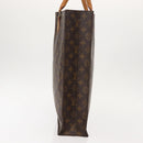 LOUIS VUITTON Monogram Sac Plat Hand Bag M51140 LV Auth 149524-4