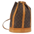 LOUIS VUITTON Monogram Randonnee PM Shoulder Bag M42243 LV Auth 149527-1