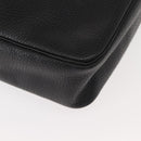 Christian Dior Hand Bag Leather Black Gold Auth 149531-9