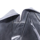 Christian Dior Hand Bag Leather Black Gold Auth 149531-20