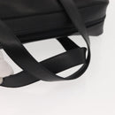 Christian Dior Hand Bag Leather Black Gold Auth 149531-7