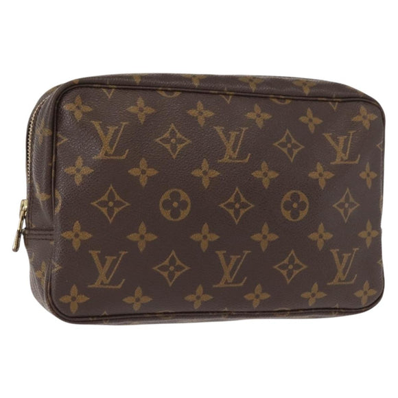 LOUIS VUITTON Monogram Trousse Toilette 23 Clutch Bag M47524 LV Auth 149535