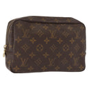 LOUIS VUITTON Monogram Trousse Toilette 23 Clutch Bag M47524 LV Auth 149536-1
