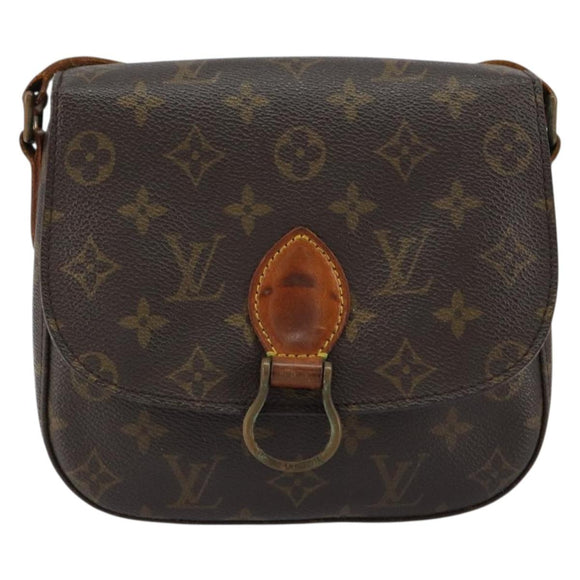 LOUIS VUITTON Monogram Saint Cloud MM Shoulder Bag M51243 LV Auth 149537