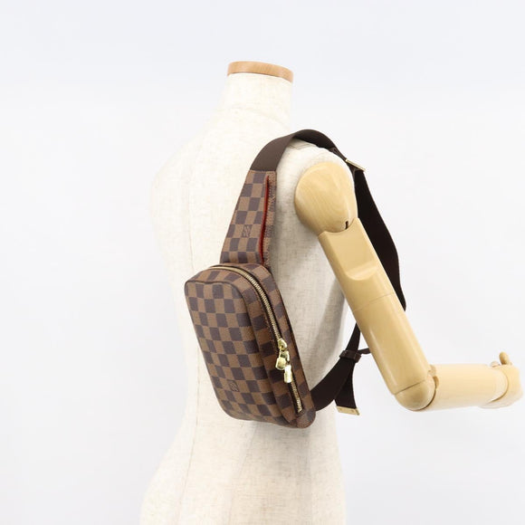 LOUIS VUITTON Damier Ebene Geronimos Shoulder Bag N51994 LV Auth 149538V