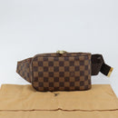 LOUIS VUITTON Damier Ebene Geronimos Shoulder Bag N51994 LV Auth 149538V-12