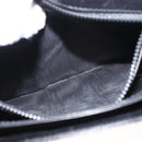 CELINE Shoulder Bag Leather Black Gold Auth 149543-23