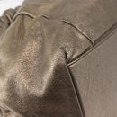 Salvatore Ferragamo Vala Shoulder Bag Leather Gold tone Auth 149548-15