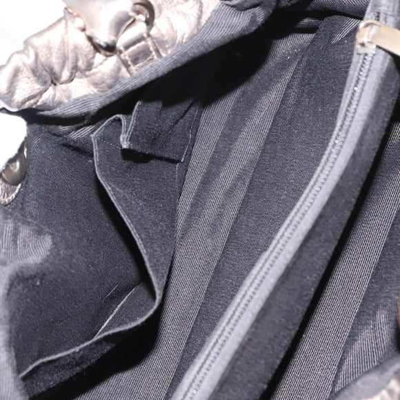 Salvatore Ferragamo Vala Shoulder Bag Leather Gold tone Auth 149548