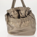 Salvatore Ferragamo Vala Shoulder Bag Leather Gold tone Auth 149548-4