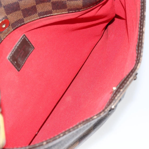 LOUIS VUITTON Damier Ebene Bloomsbury PM Shoulder Bag N42251 LV Auth 149553