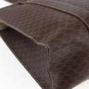 CELINE Macadam Canvas Shoulder Bag PVC Leather Brown Gold Auth 149556-13