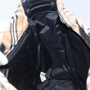 Burberrys Nova Check Shoulder Bag Nylon Beige Silver Auth 149560-17