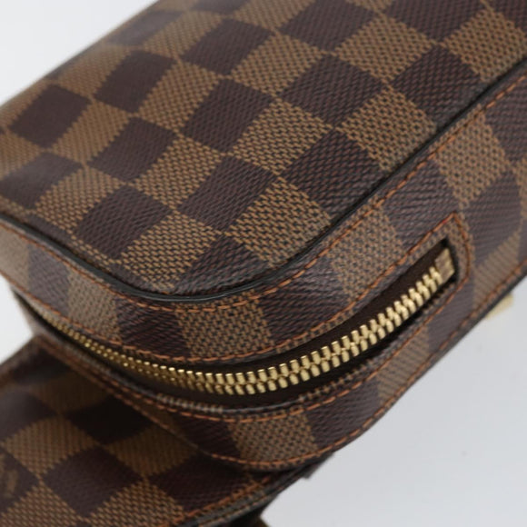 LOUIS VUITTON Damier Ebene Geronimos Shoulder Bag N51994 LV Auth 149561V