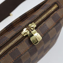 LOUIS VUITTON Damier Ebene Geronimos Shoulder Bag N51994 LV Auth 149561V-9