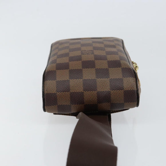 LOUIS VUITTON Damier Ebene Geronimos Shoulder Bag N51994 LV Auth 149561V