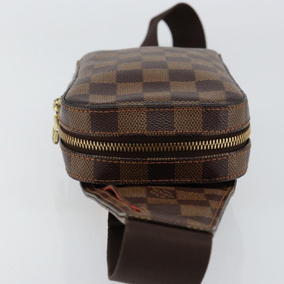 LOUIS VUITTON Damier Ebene Geronimos Shoulder Bag N51994 LV Auth 149561V