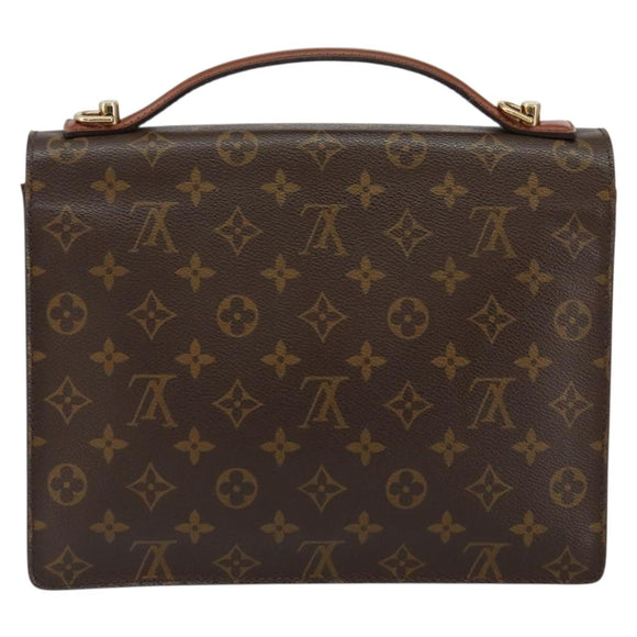 LOUIS VUITTON Monogram Monceau 28 Hand Bag M51185 LV Auth 149562