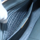 PRADA Galleria Hand Bag Safiano leather 2way Light Blue Gold Auth 149570-24