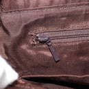 BURBERRY Nova Check Hand Bag Canvas Leather Beige Gold Auth 149571A-22